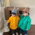 Children's cotton-padded jacket plus velvet padded warm cotton-padded jacket baby coat